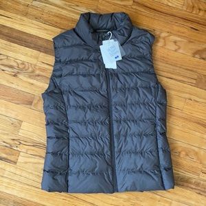 Gray Down Vest